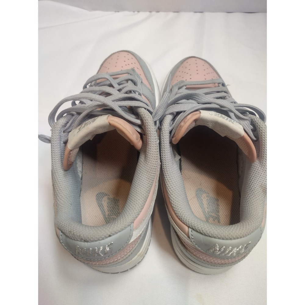 Nike Dunk Low Pink Grey White Sneakers DM8329-600 Womens Size 7 - Picture 6 of 9